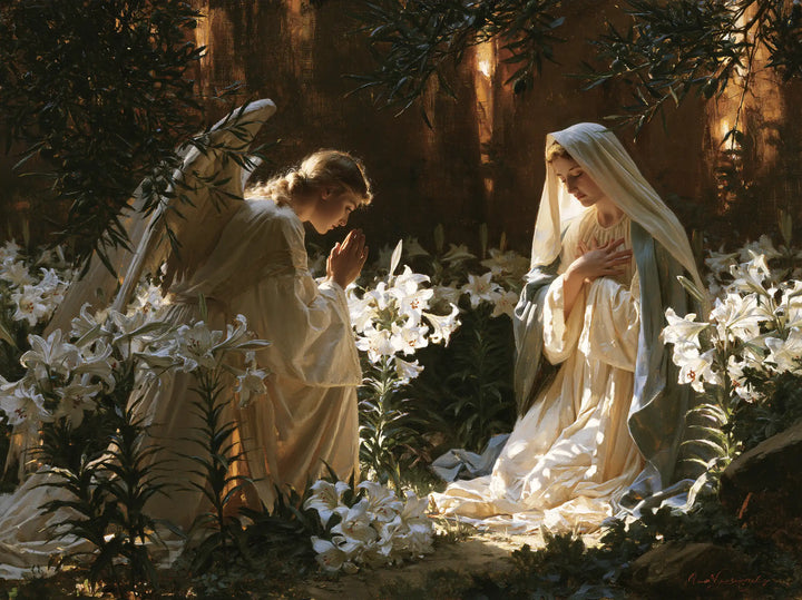 The Annunciation - The Annunciation in the Garden · Landscape n° 6