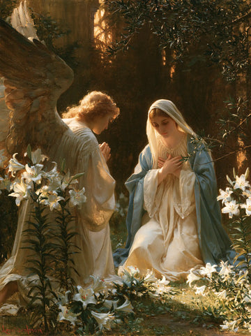 The Annunciation - The Annunciation in the Garden · Portrait n° 14