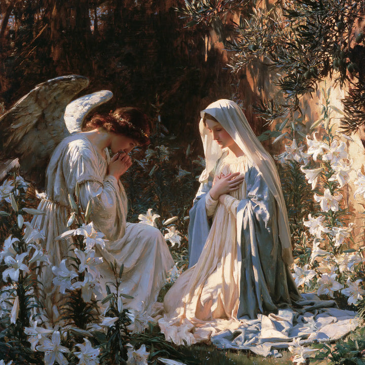 The Annunciation - The Annunciation in the Garden · Square n° 9