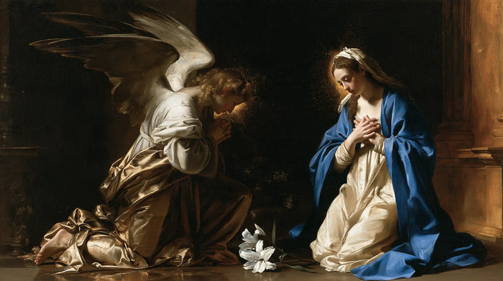 The Annunciation - Black and Gold · Landscape n° 7