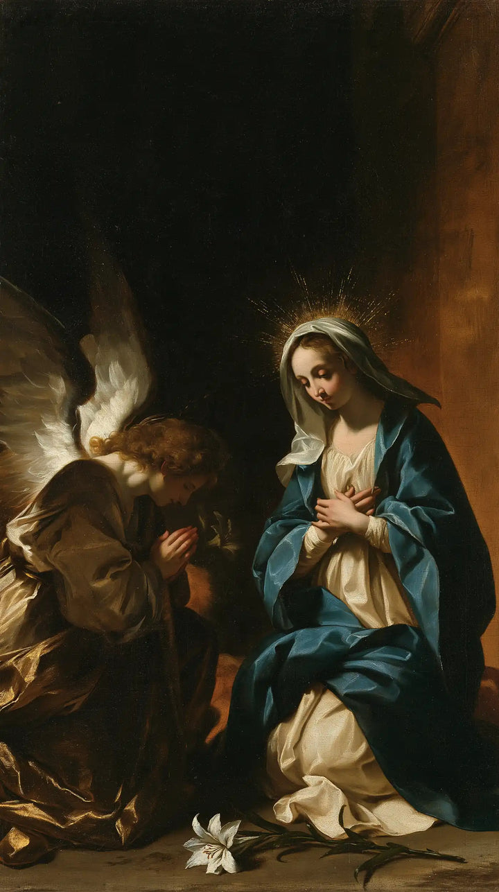 The Annunciation - Black and Gold · Portrait n° 3