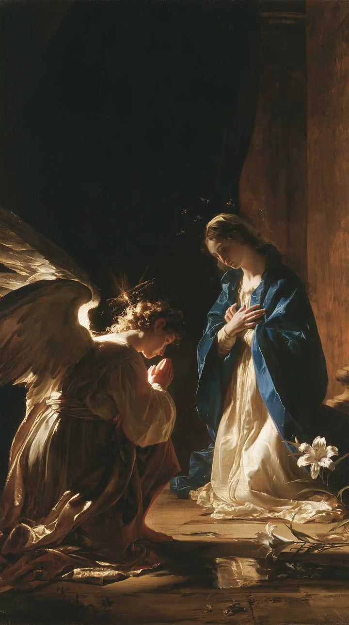 The Annunciation - Black and Gold · Portrait n° 11