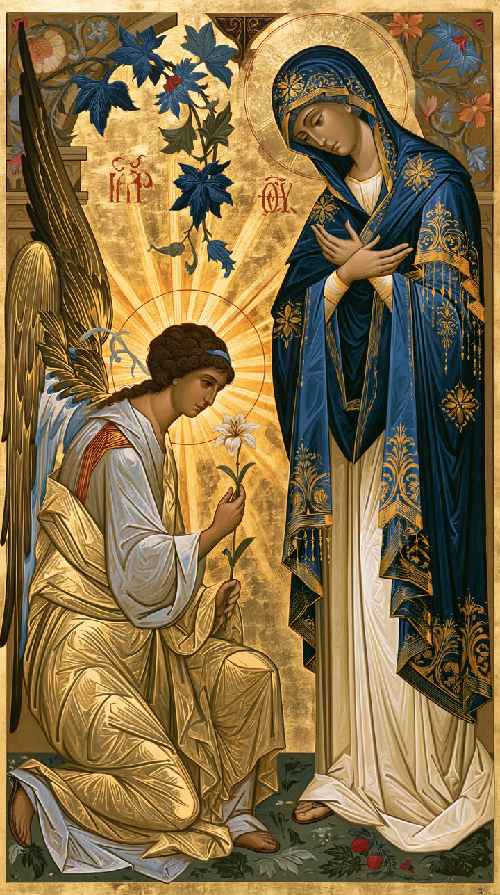 The Annunciation - Contemporary Byzantine · Portrait n° 6