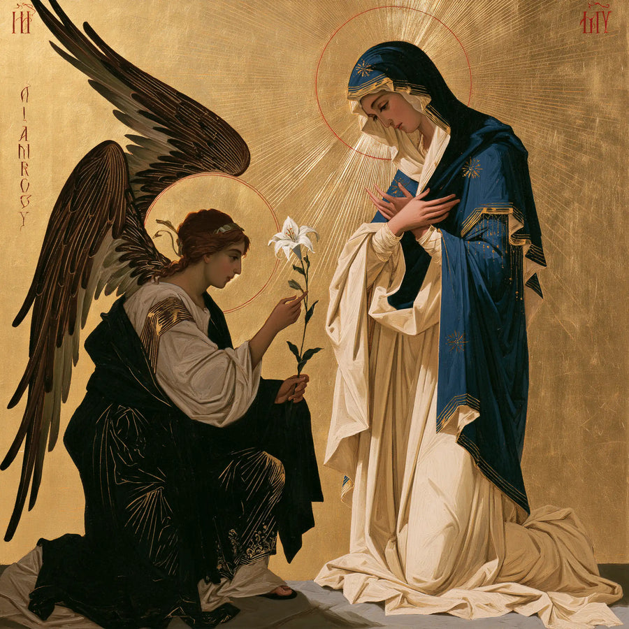 The Annunciation - Contemporary Byzantine · Square n° 3