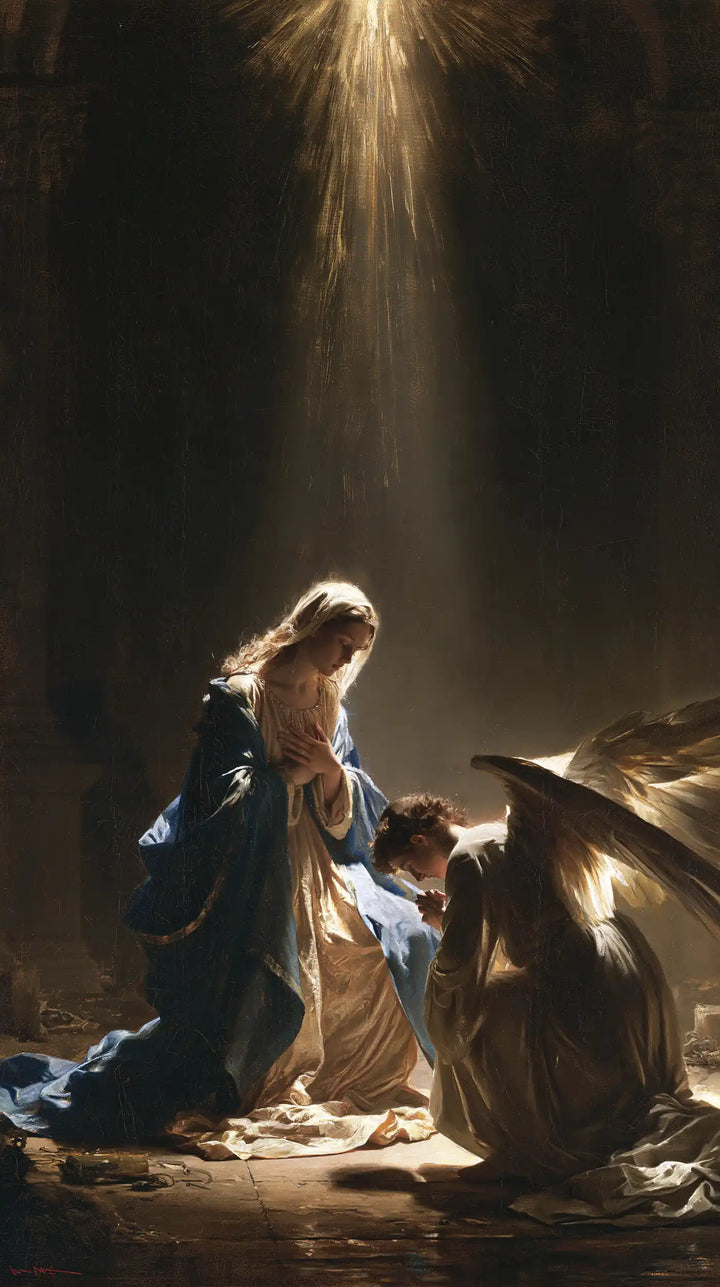 The Annunciation - Divine Light Descending upon Mary · Portrait n° 11