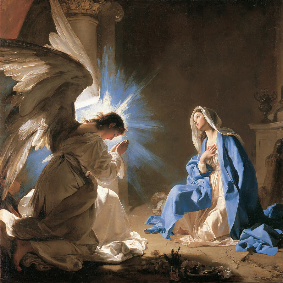 The Annunciation - Gabriel in Radiant Light · Square n° 1