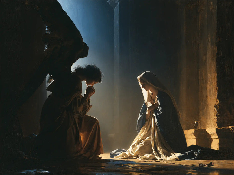 The Annunciation - Midnight Blue Chiaroscuro · Landscape n° 8