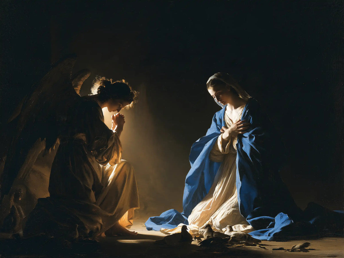 The Annunciation — Blue Gathered in the Night