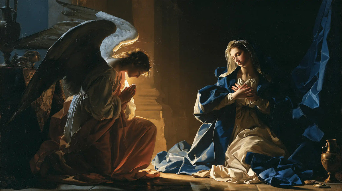 The Annunciation — Contemplation beside the Golden Vessel