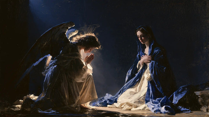 The Annunciation - Midnight Blue Chiaroscuro · Landscape n° 18