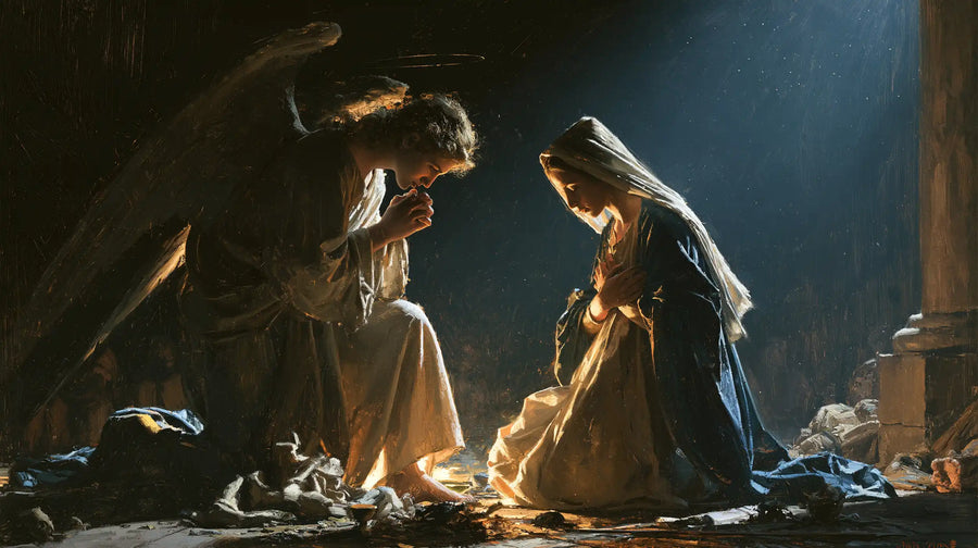 The Annunciation - Midnight Blue Chiaroscuro · Landscape n° 20