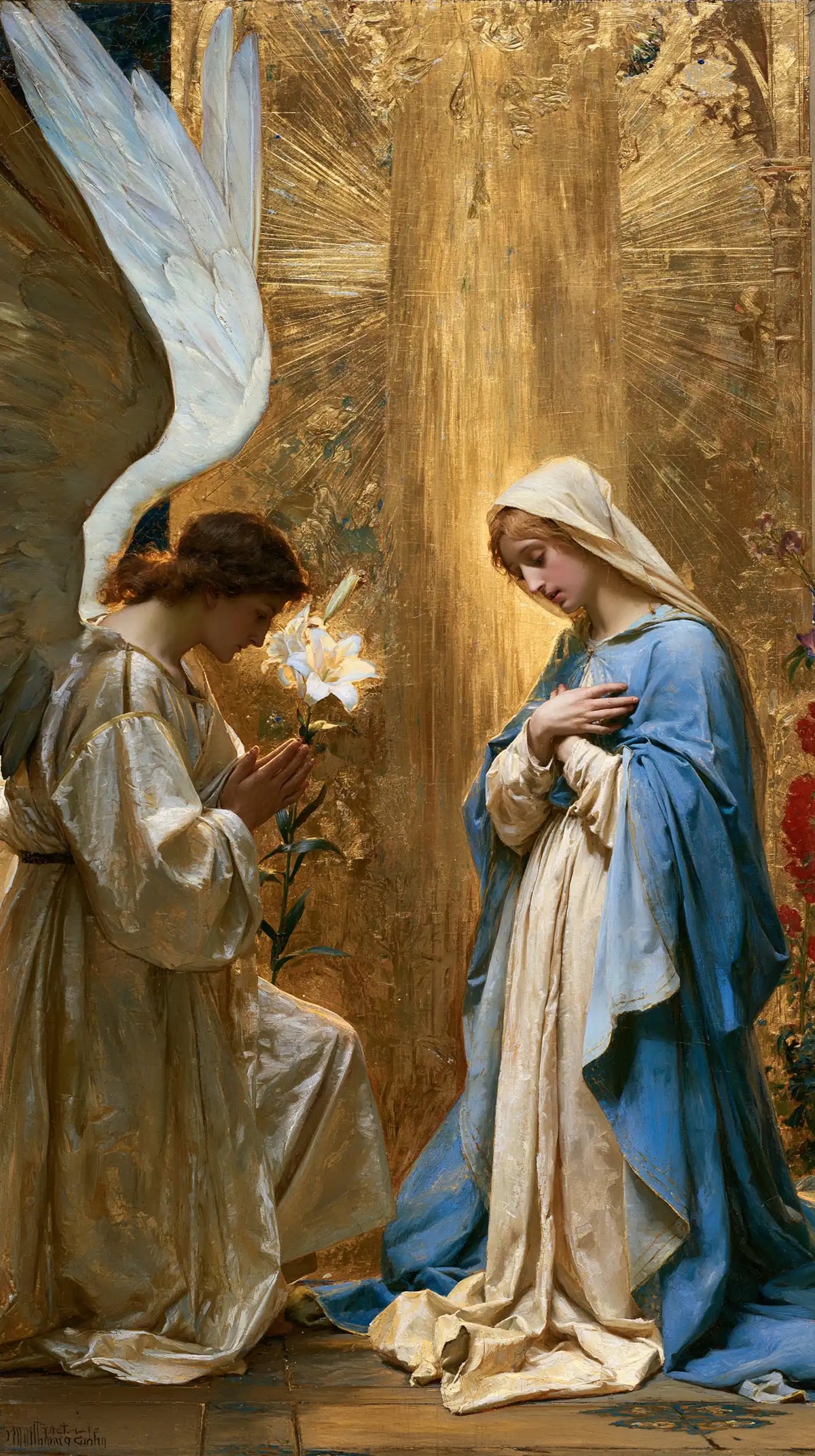 The Annunciation - Sacred Gold · Portrait n° 7