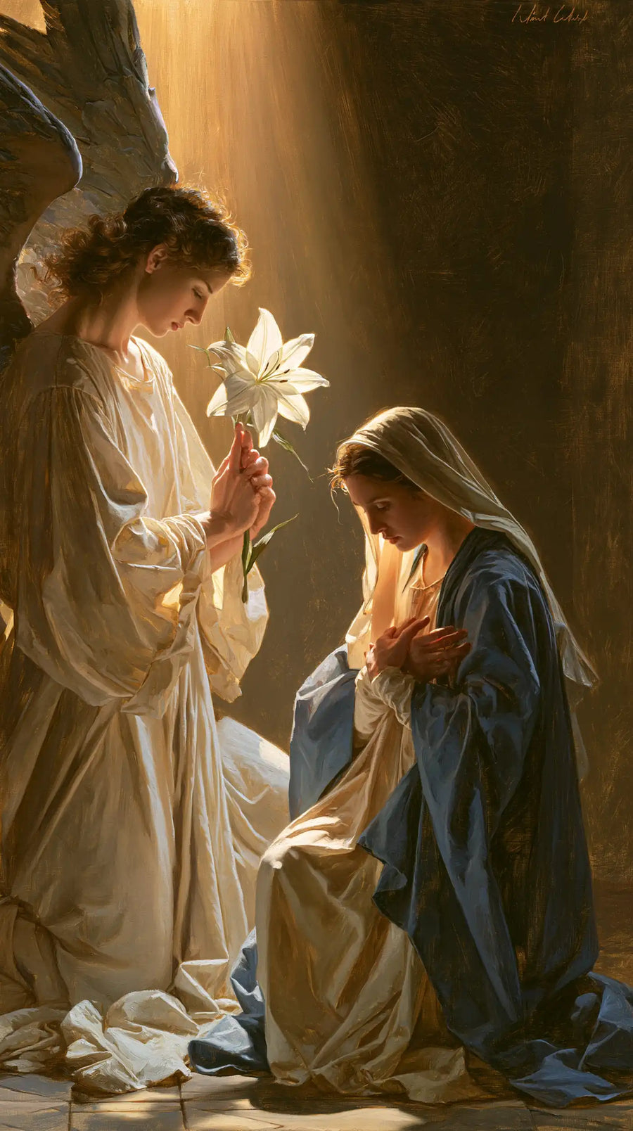 The Annunciation - The White Lily as Symbol · Portrait n° 2
