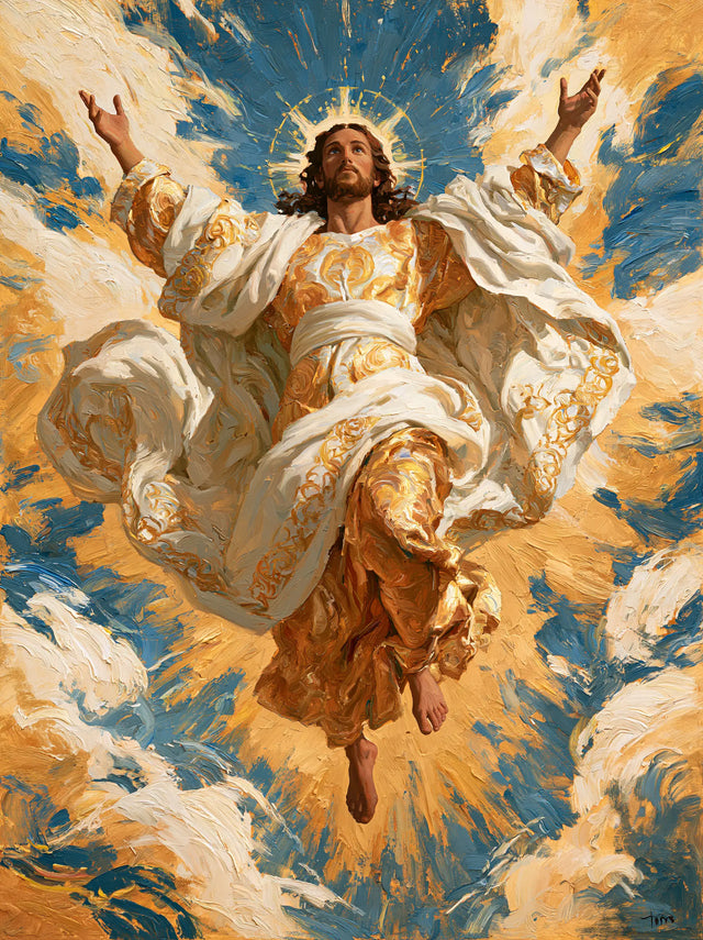 The Ascension of Jesus Christ - Expressionist · Portrait n° 11