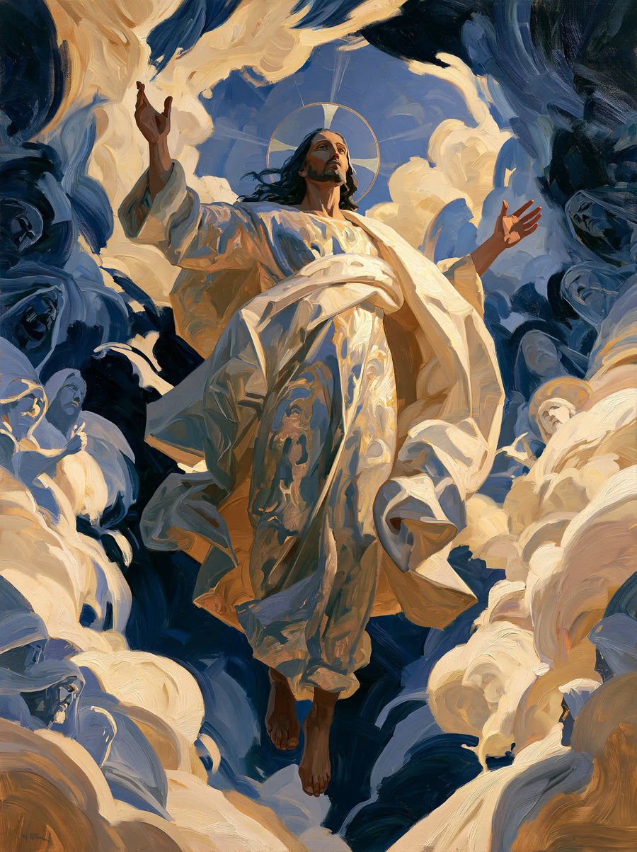 The Ascension of Jesus Christ - Expressionist · Portrait n° 12