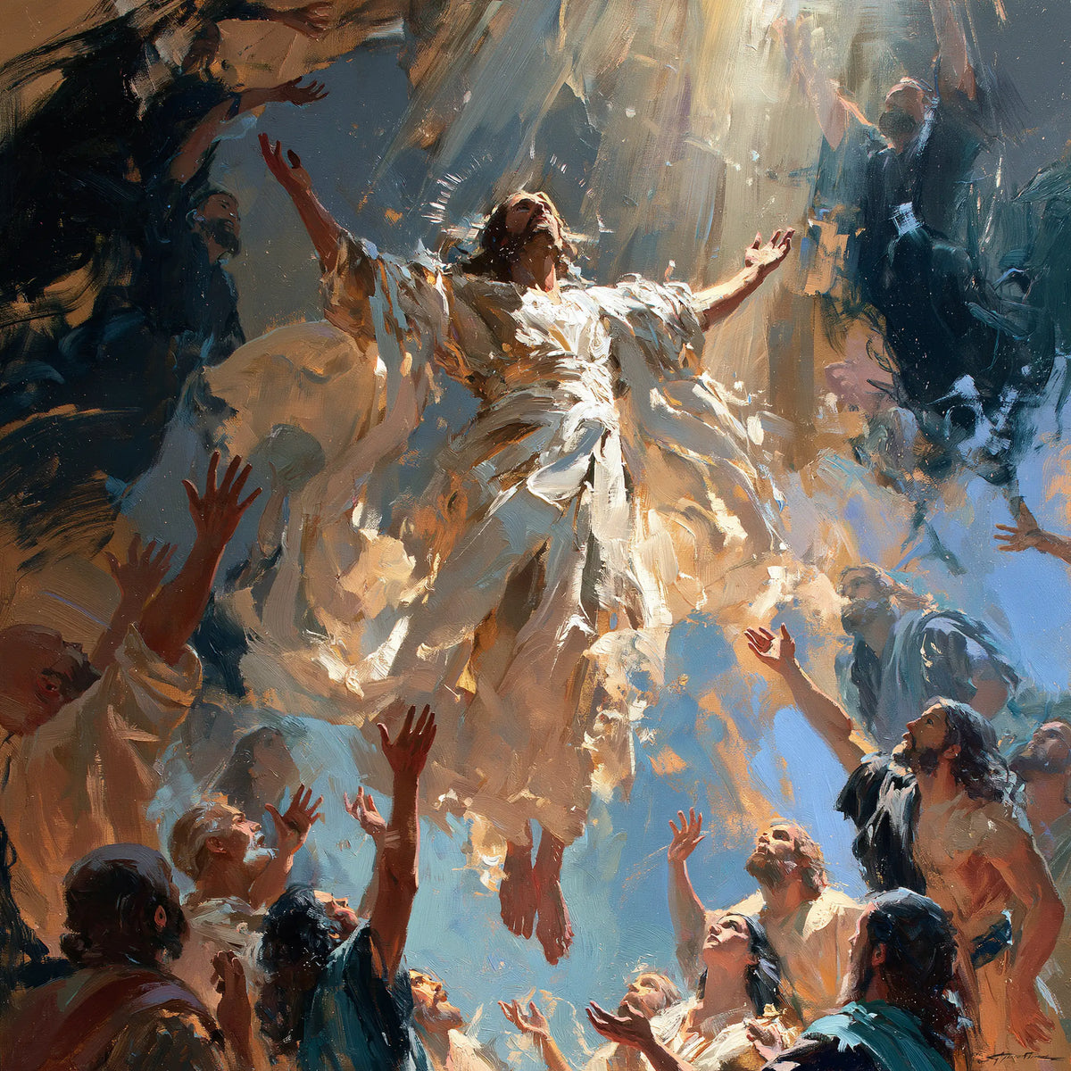 The Ascension of Jesus Christ - Expressionist · Square n° 4