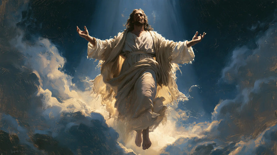 The Ascension of Jesus Christ - Midnight Blue Chiaroscuro · Landscape n° 8