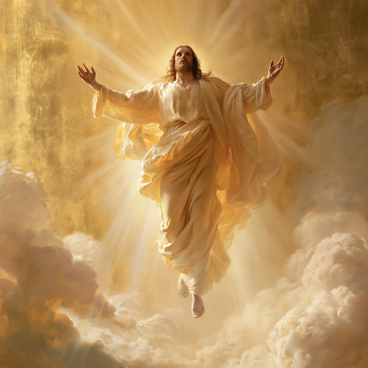 The Ascension of Jesus Christ - Sacred Gold · Square n° 1