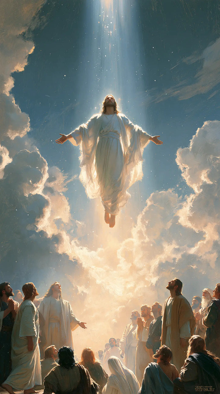The Ascension of Jesus Christ - Symbolist · Portrait n° 3