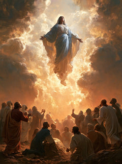 The Assumption of Mary — Ascent in an Ember Sky
