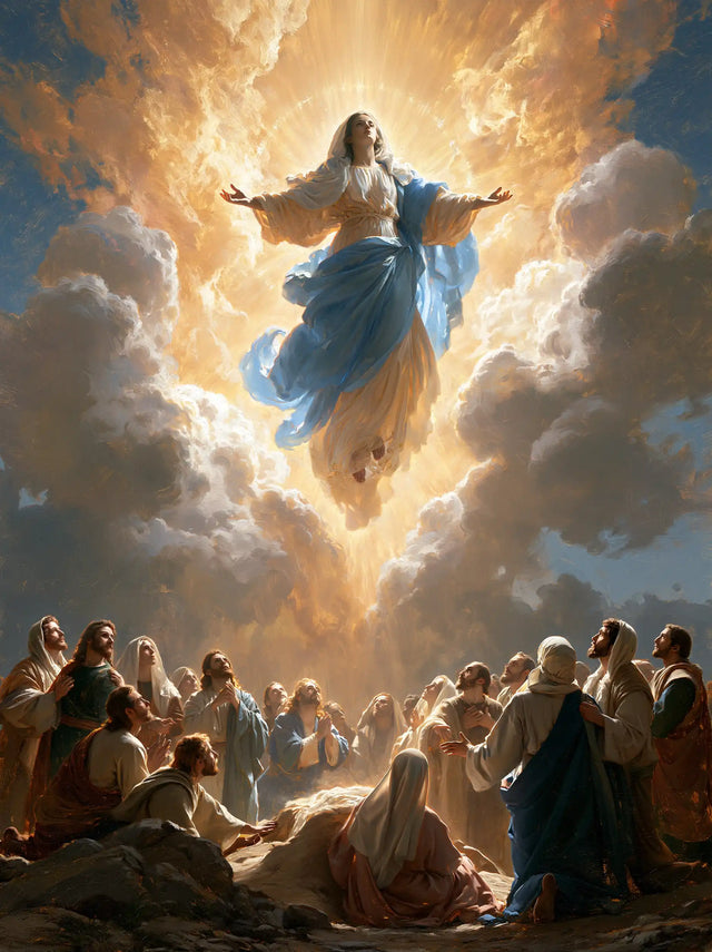 The Assumption of Mary — Azure in the Luminous Rift