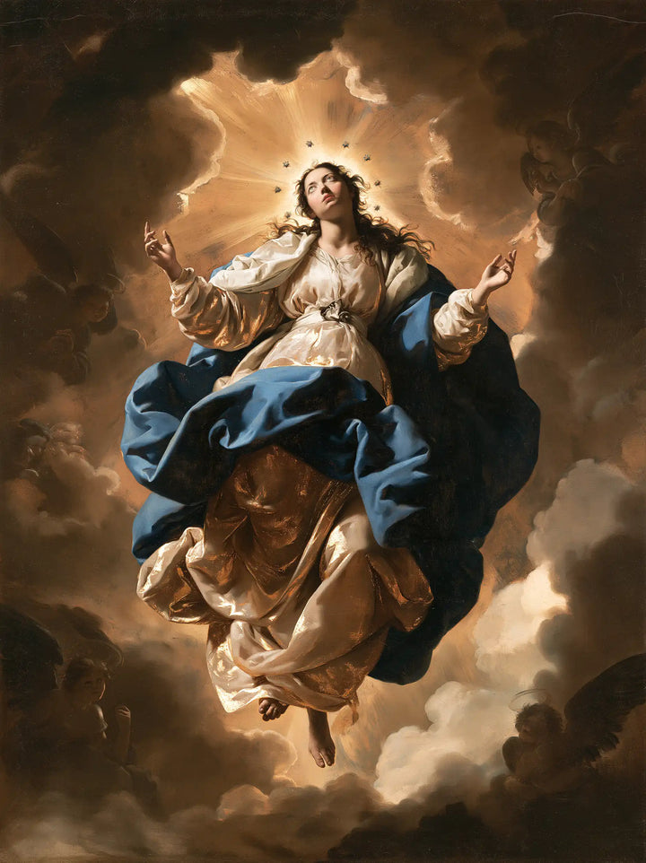 The Assumption of Mary - Black and Gold · Portrait n° 8