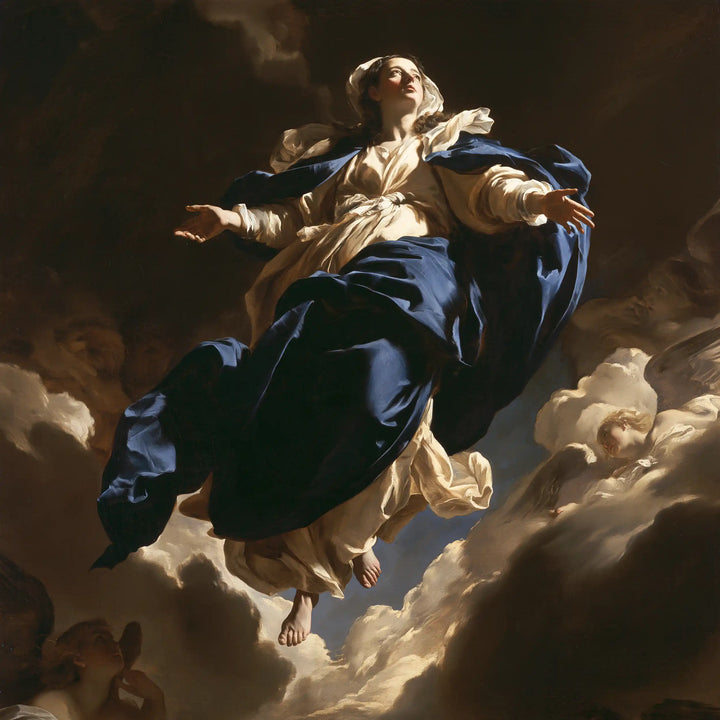 The Assumption of Mary - Caravaggio Tenebrism · Square n° 3