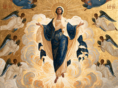The Assumption of Mary — The Path Among White Swirls
