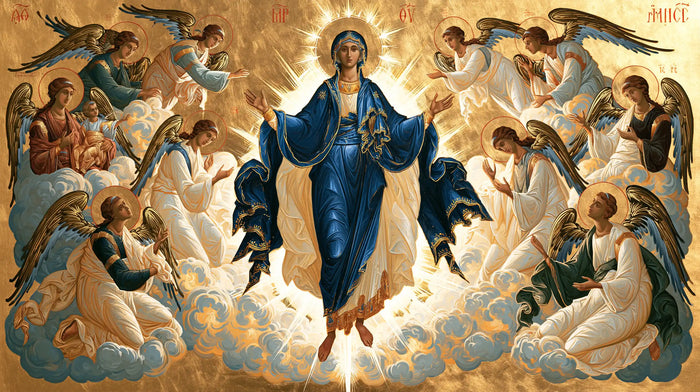 The Assumption of Mary — Peace Amid Enamel Clouds