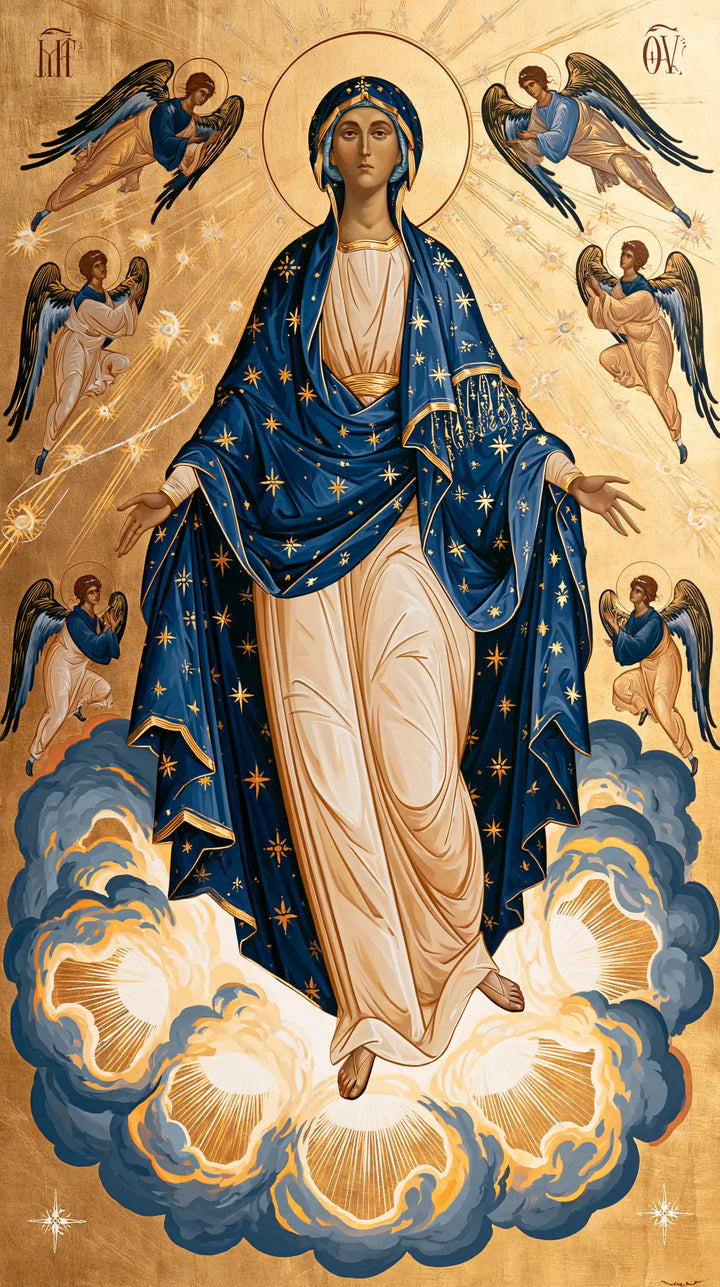 The Assumption of Mary - Contemporary Byzantine · Portrait n° 1