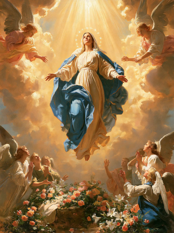 The Assumption of Mary - Assumption with a Flower-Filled Tomb · Portrait n° 13