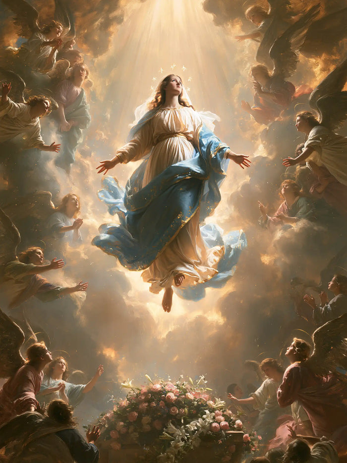 The Assumption of Mary - Assumption with a Flower-Filled Tomb · Portrait n° 15