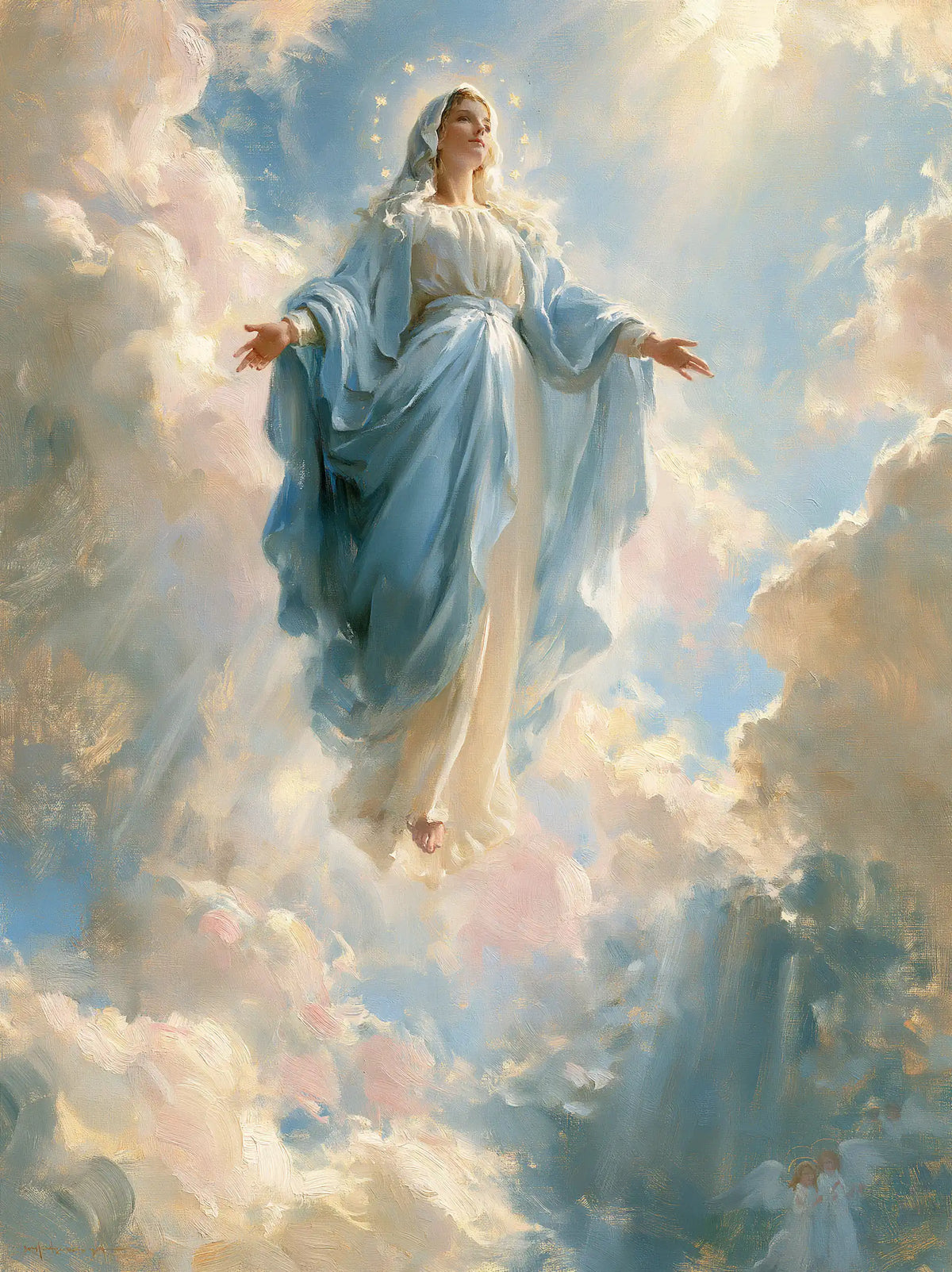 The Assumption of Mary — Golden Dew upon the Pale Mantle