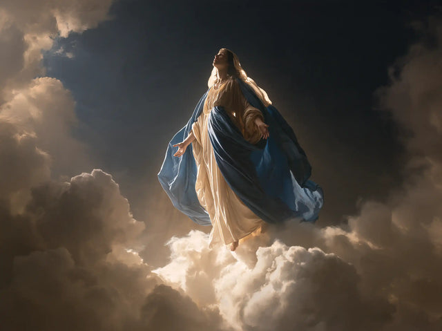 The Assumption of Mary — The Profile in the Vast Blue Sky