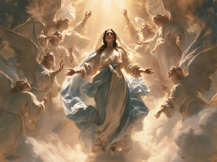 The Assumption of Mary - Mary Welcomed into Heaven · Landscape n° 4