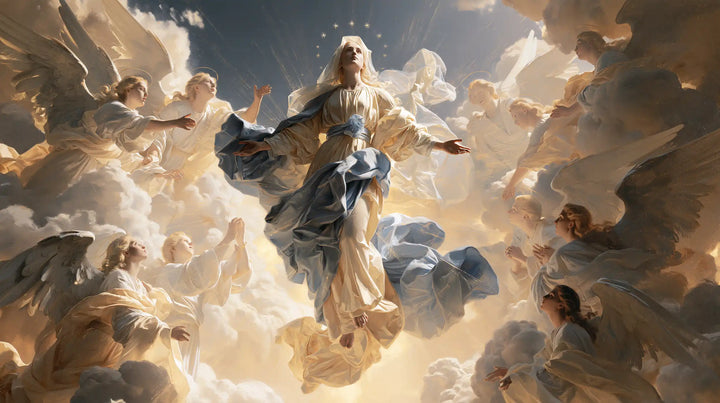 The Assumption of Mary - Mary Welcomed into Heaven · Landscape n° 13