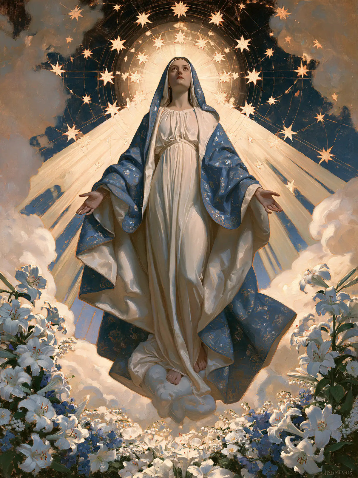 The Assumption of Mary - Symbolist · Portrait n° 11