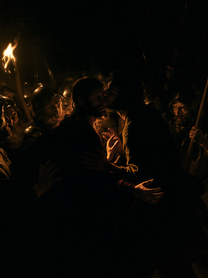 The Betrayal of Judas — The Embrace at the Threshold of the Unseen