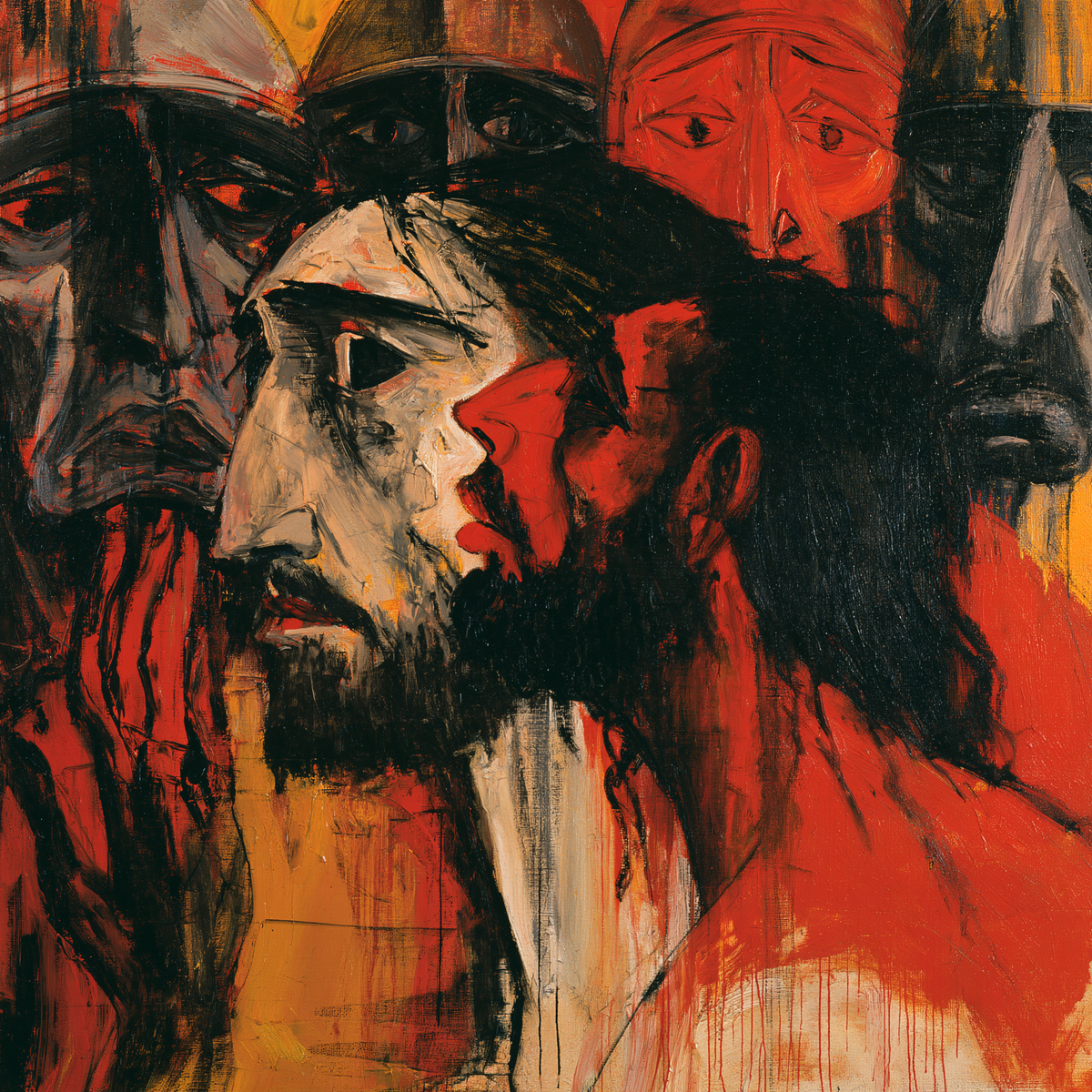 The Betrayal of Judas — The Profile with Chalk-Like Gleams