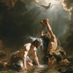 The Baptism of Jesus – Theatrical Baroque · Kneeling in the Jordan · Square no. 5