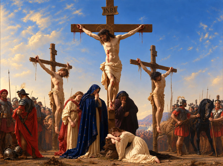 The Crucifixion – Calvary Beneath the Open Sky