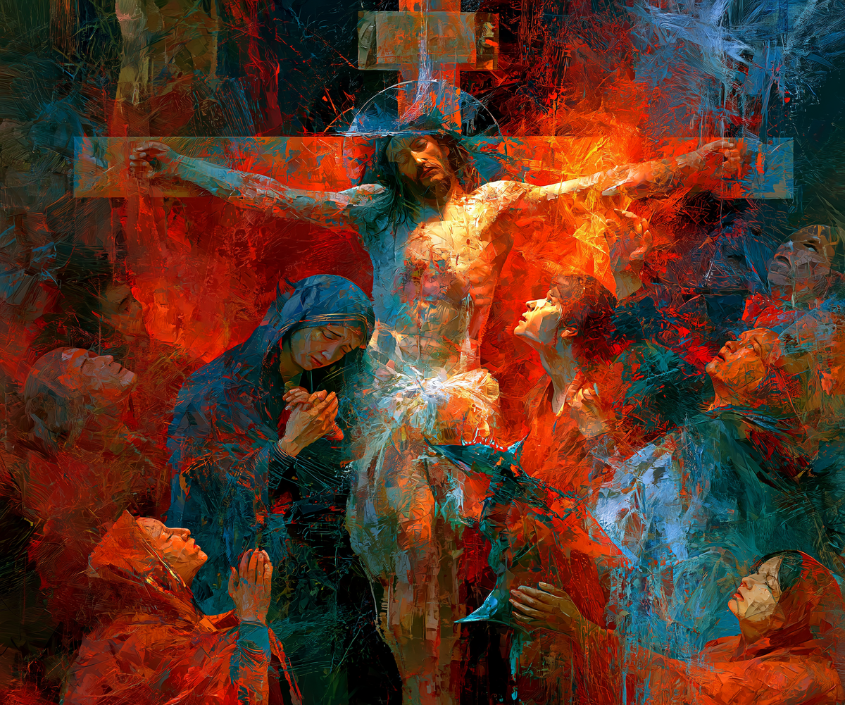 The Crucifixion - Expressionist · Landscape n° 3
