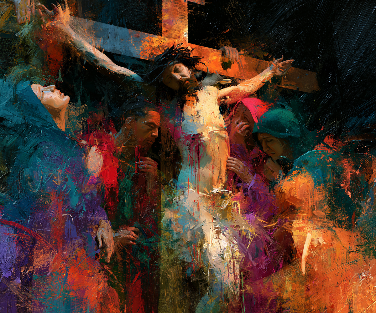 The Crucifixion — Recollection in Orange Glimmers