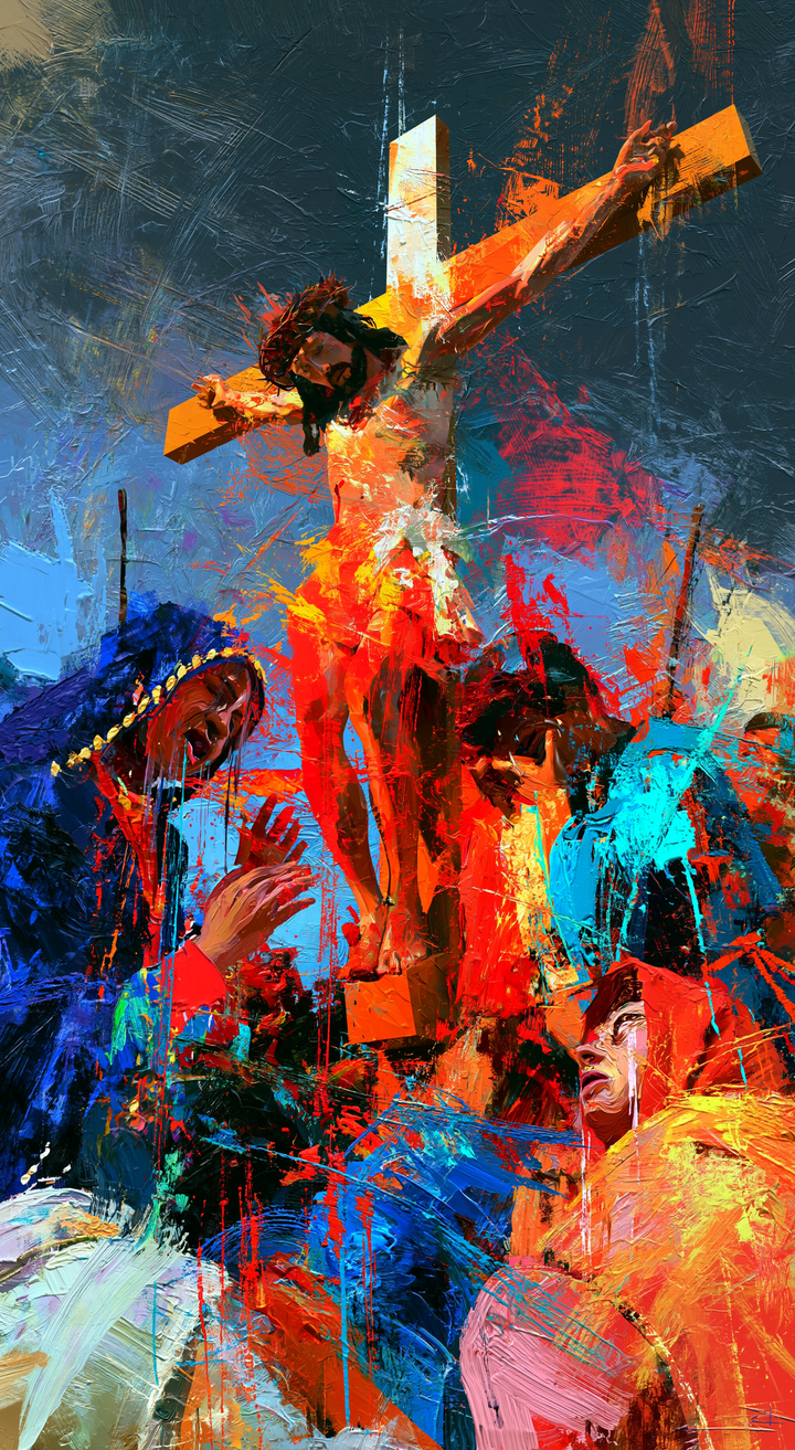The Crucifixion - Expressionist · Portrait n° 5
