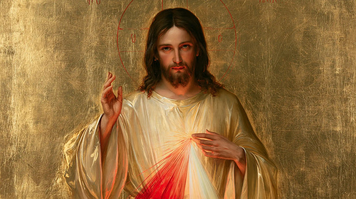 Divine Mercy Jesus - Contemporary Byzantine · Landscape n° 8