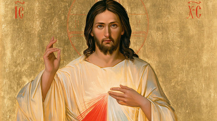Divine Mercy Jesus - Contemporary Byzantine · Landscape n° 11