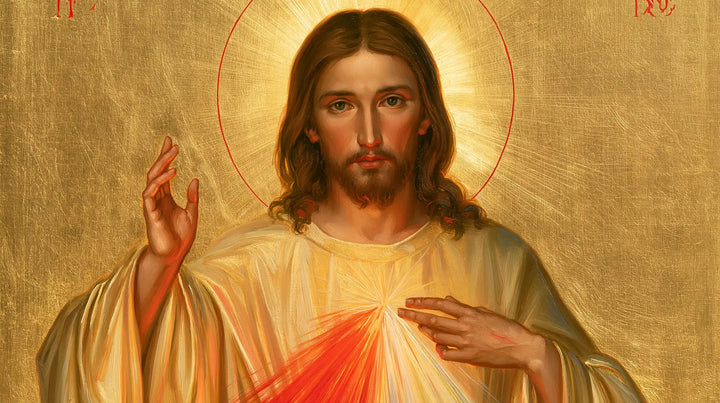 Divine Mercy Jesus - Contemporary Byzantine · Landscape n° 13