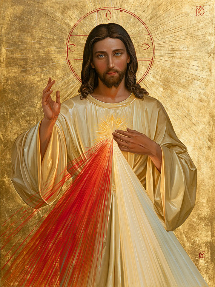 Divine Mercy Jesus - Contemporary Byzantine · Portrait n° 11
