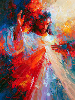 Divine Mercy Jesus – Expressionist · Portrait no. 10