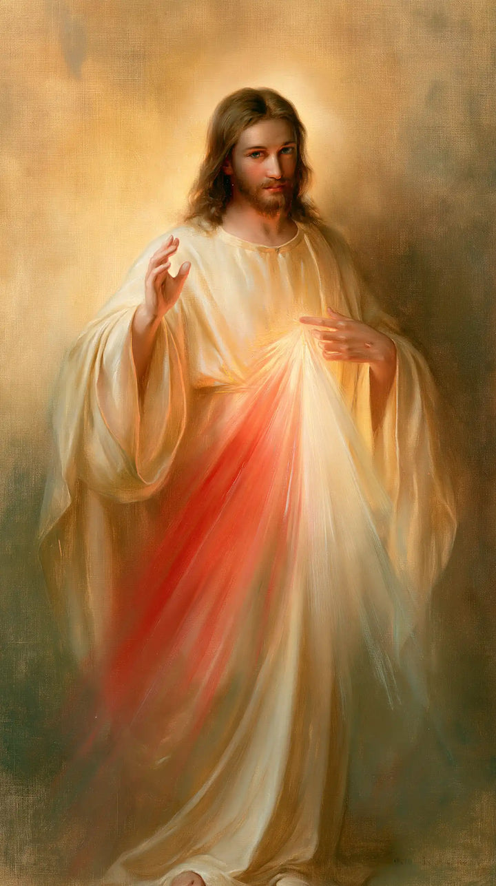 Divine Mercy Jesus — The Presence in the Golden Morning